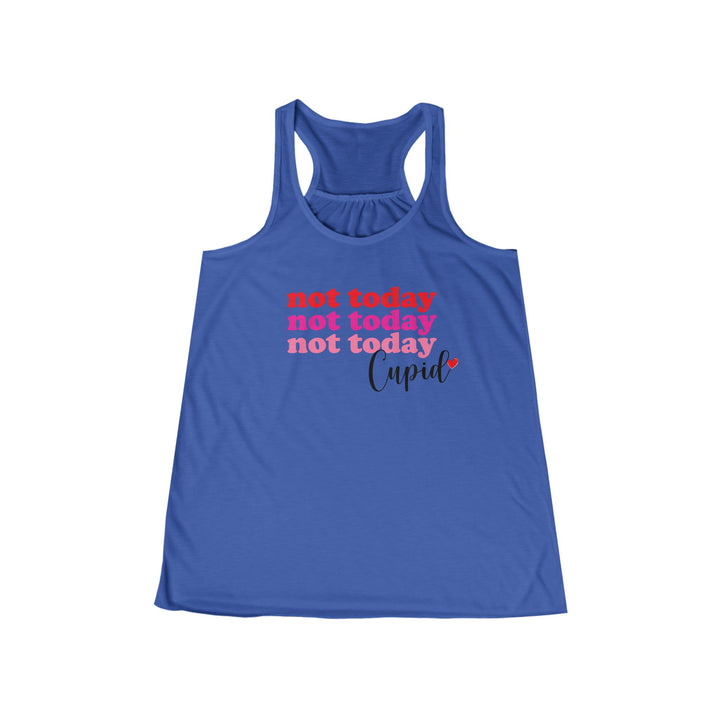 Not Today Cupid - Women's Flowy Racerback Tank