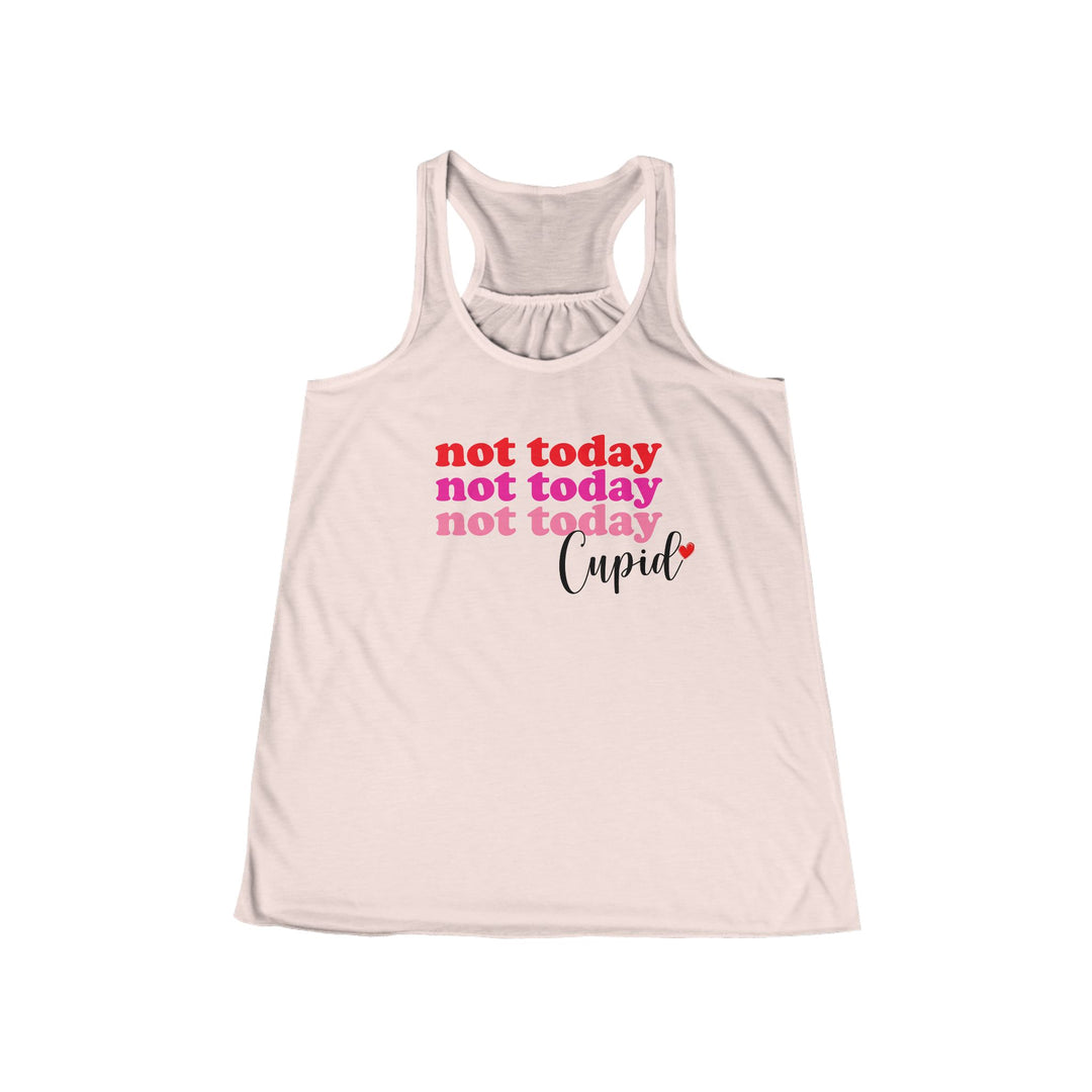 Not Today Cupid - Women's Flowy Racerback Tank