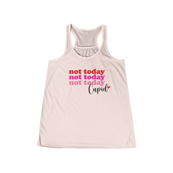 Not Today Cupid - Women's Flowy Racerback Tank