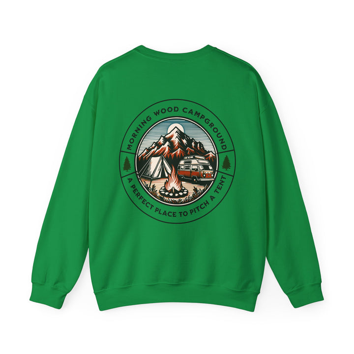 Morning Wood Campground - Unisex Heavy Blend™ Crewneck Sweatshirt