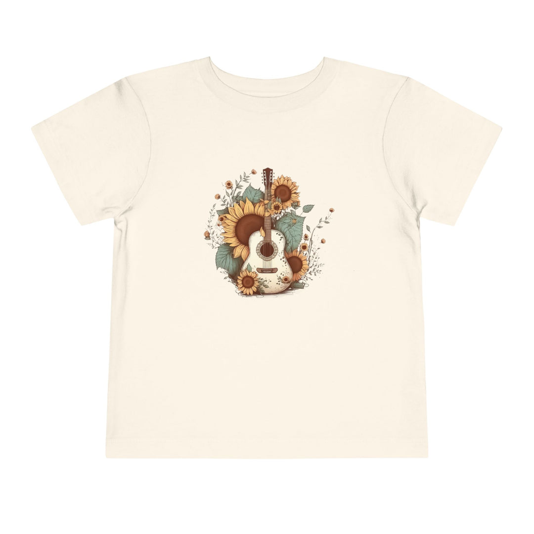 Sunflower Guitar - Toddler Short Sleeve Tee