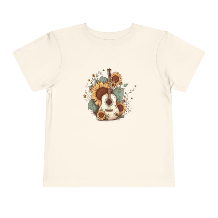 Sunflower Guitar - Toddler Short Sleeve Tee