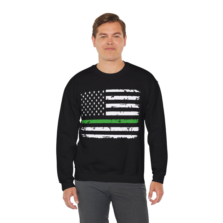 Green Line Flag - Unisex Heavy Blend™ Crewneck Sweatshirt