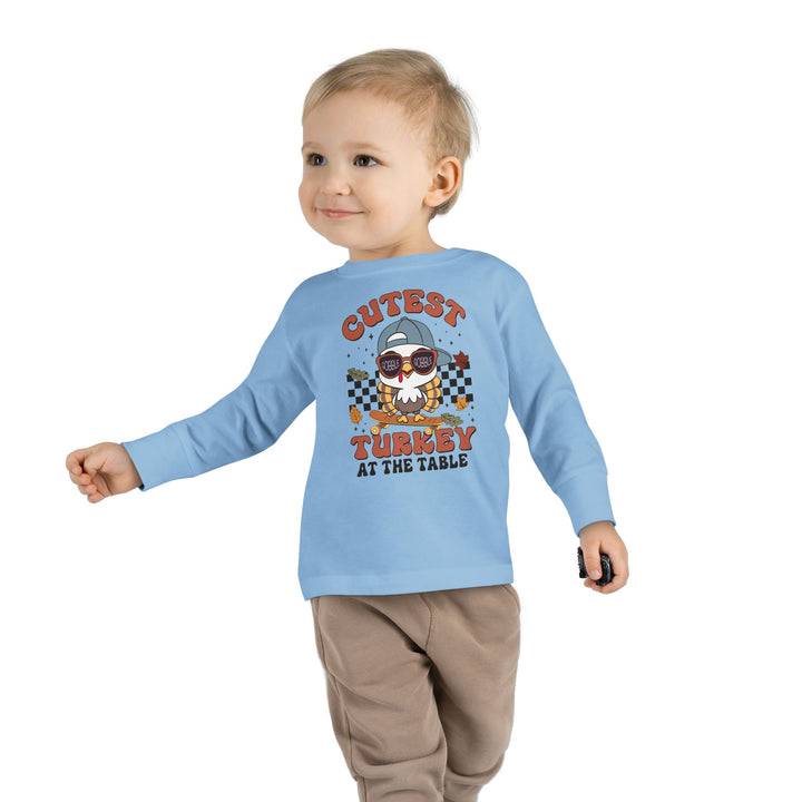 Cutest turkey Boys - Toddler Long Sleeve Tee