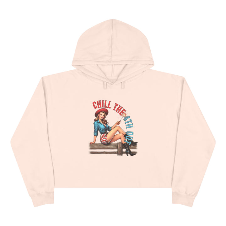 Chill The 4th Out - Crop Hoodie