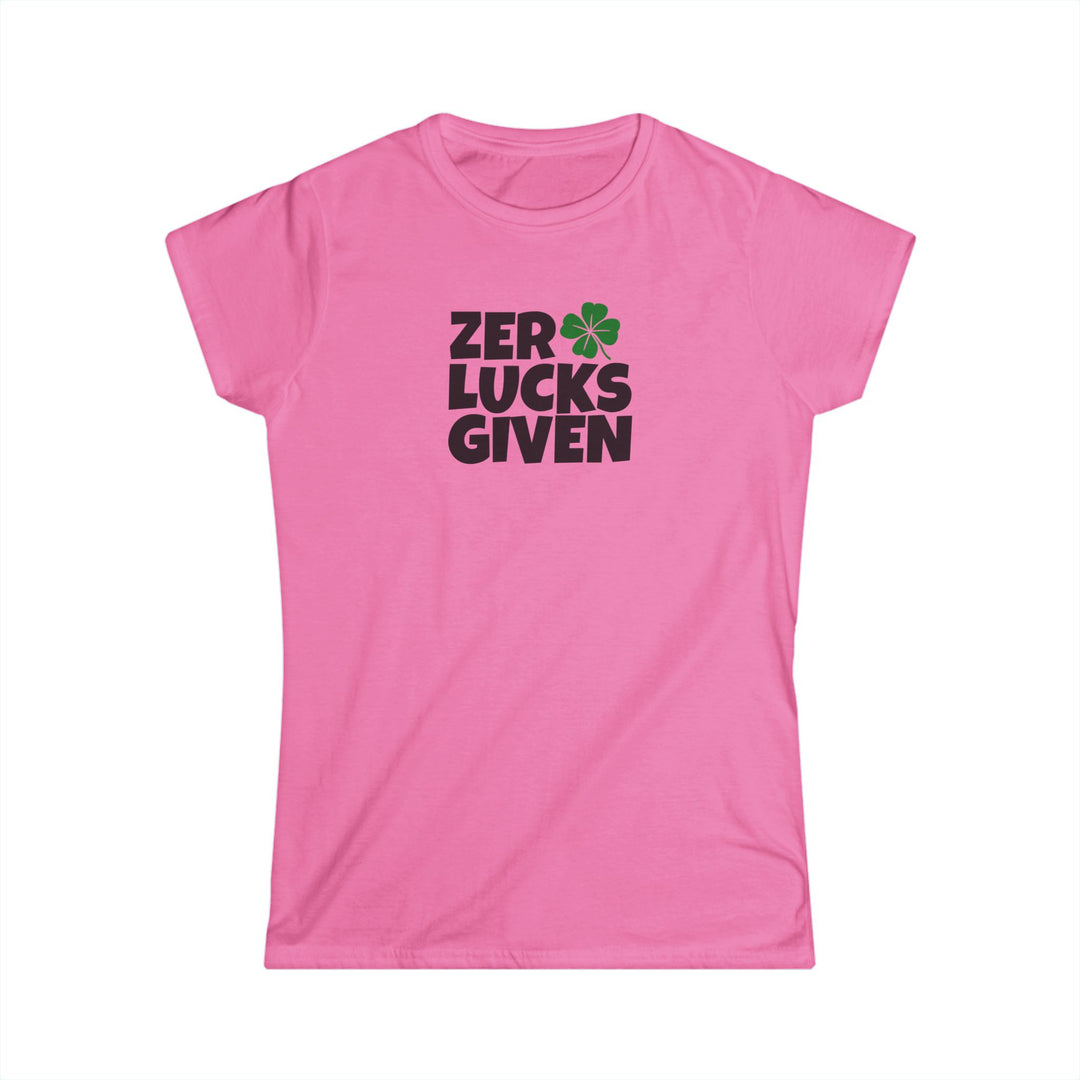 Zero Lucks Given - Women's Softstyle Tee
