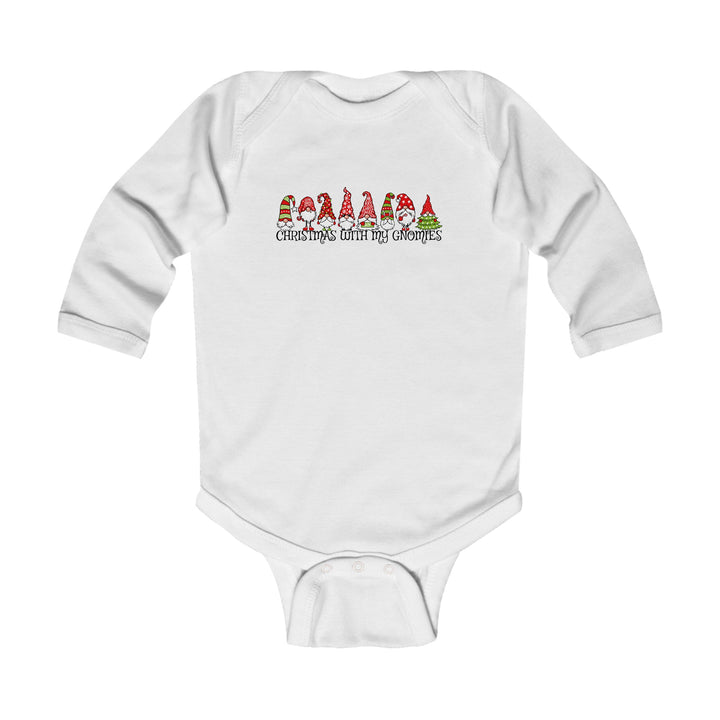 Christmas With My Gnomies - Infant Long Sleeve Bodysuit