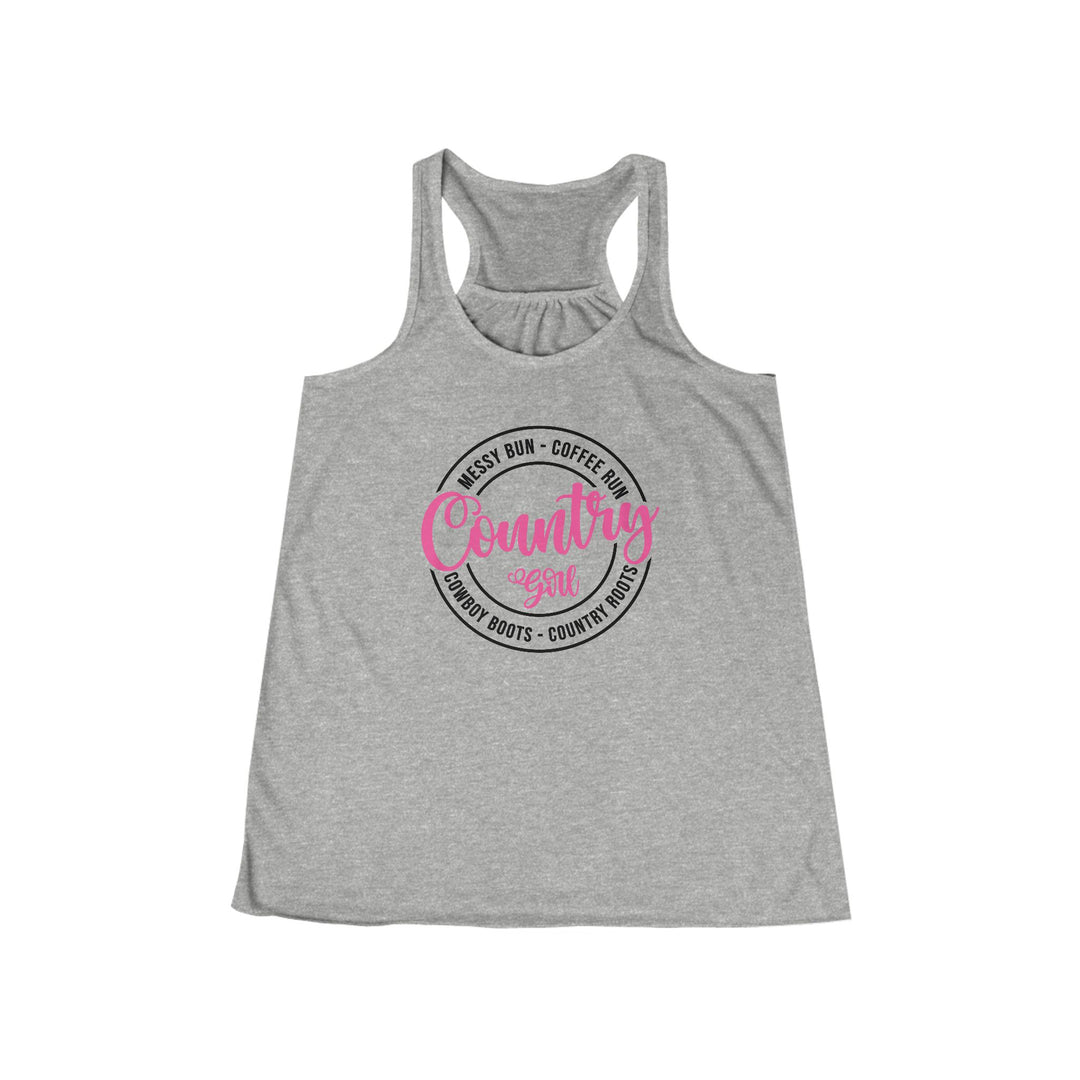 Country Girl - Women's Flowy Racerback Tank