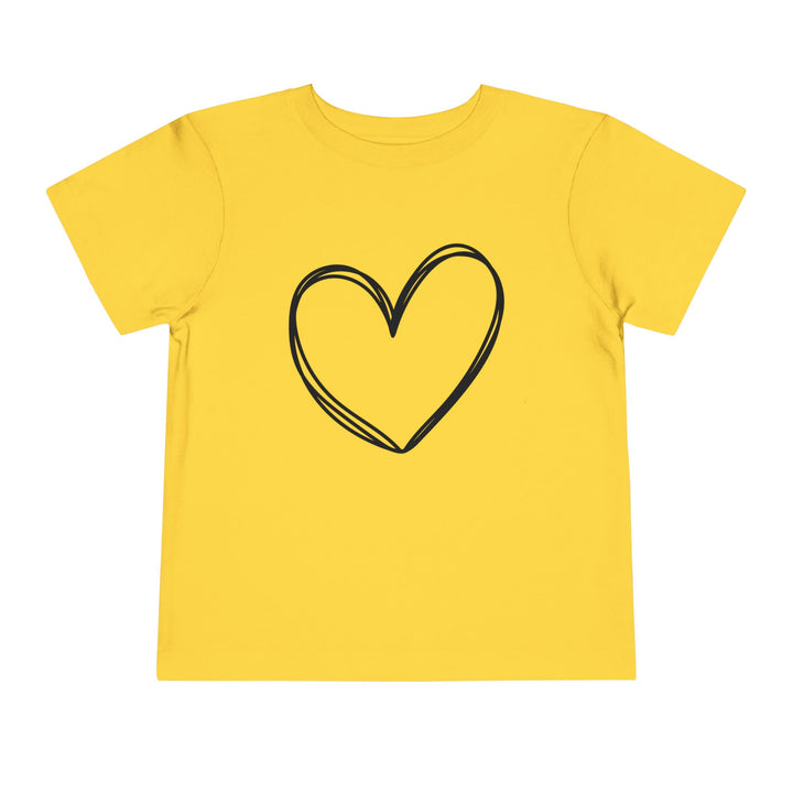 Heart - Toddler Short Sleeve Tee