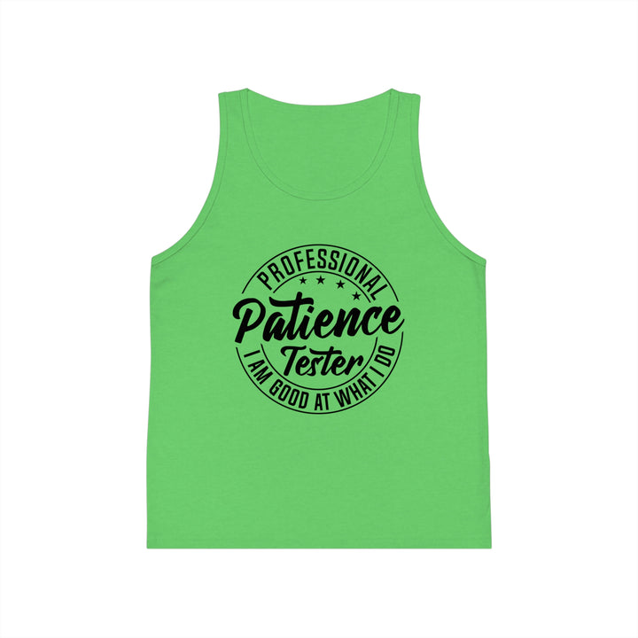 Professional Patience Tester - Kid's Jersey Tank Top