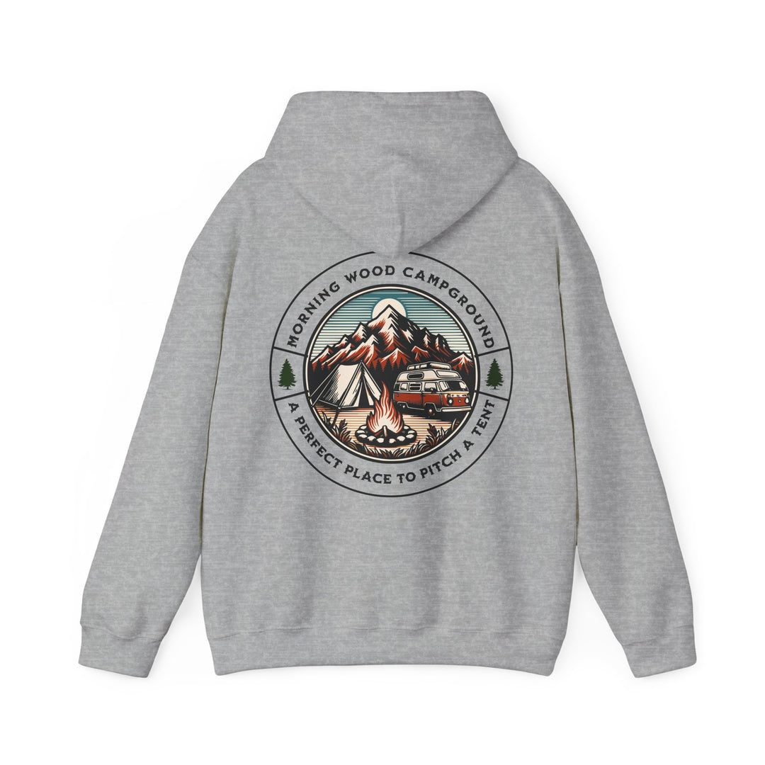 Morning Wood Campground - Unisex Heavy Blend™ Hooded Sweatshirt