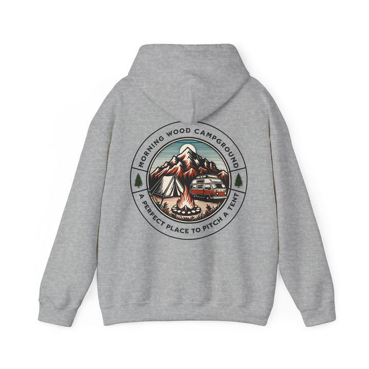 Morning Wood Campground - Unisex Heavy Blend™ Hooded Sweatshirt