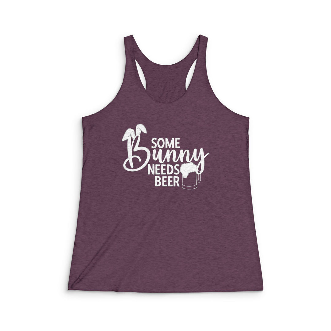 Some Bunny - Women's Tri-Blend Racerback Tank