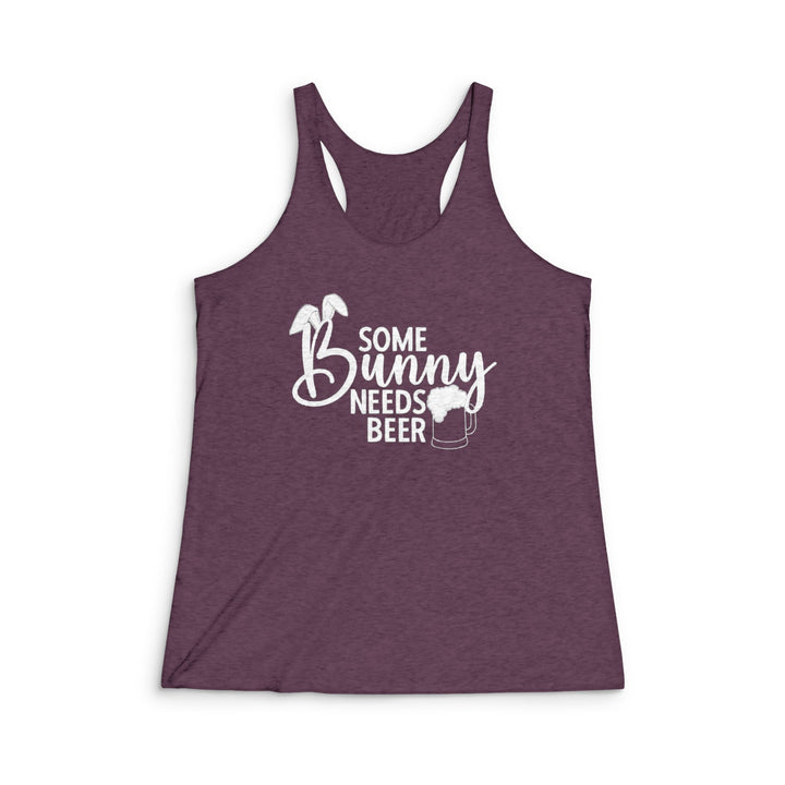 Some Bunny - Women's Tri-Blend Racerback Tank