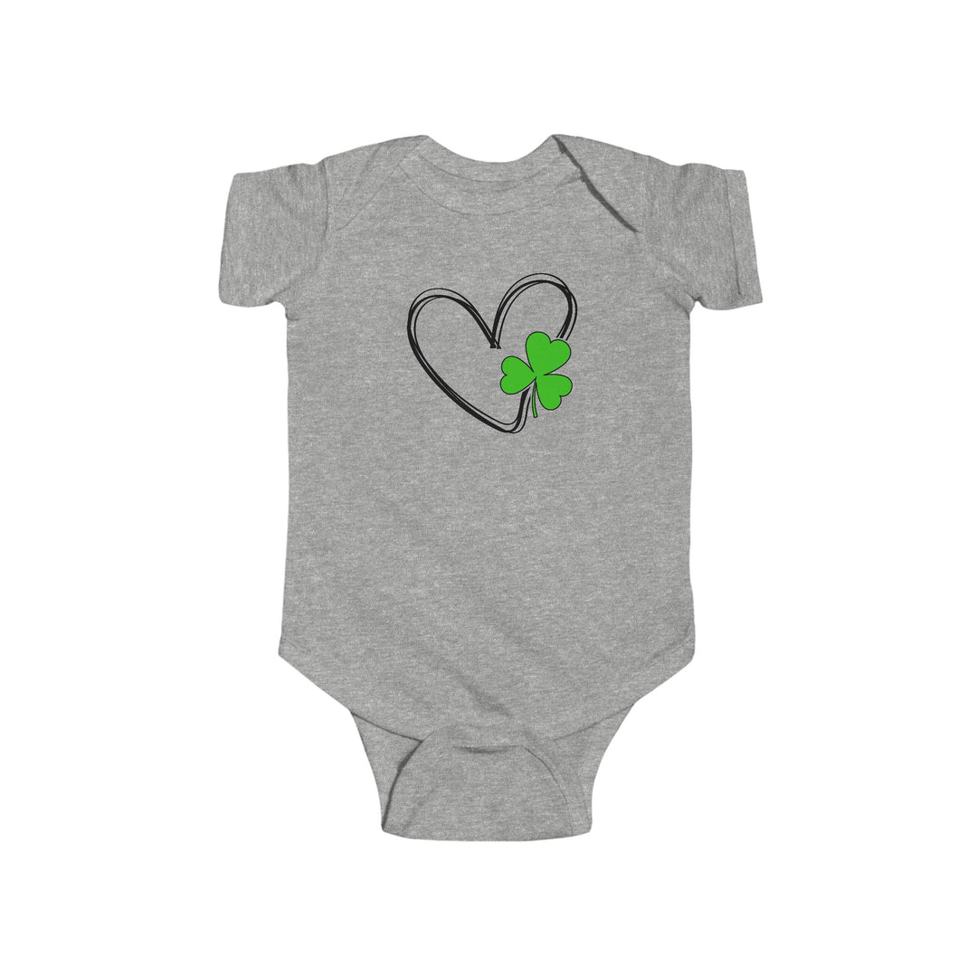 Heart & Clover - Infant Fine Jersey Bodysuit