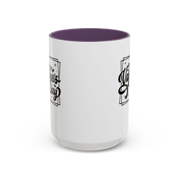 Happy Valentine's Day W/Hearts - Accent Coffee Mug (11, 15oz)