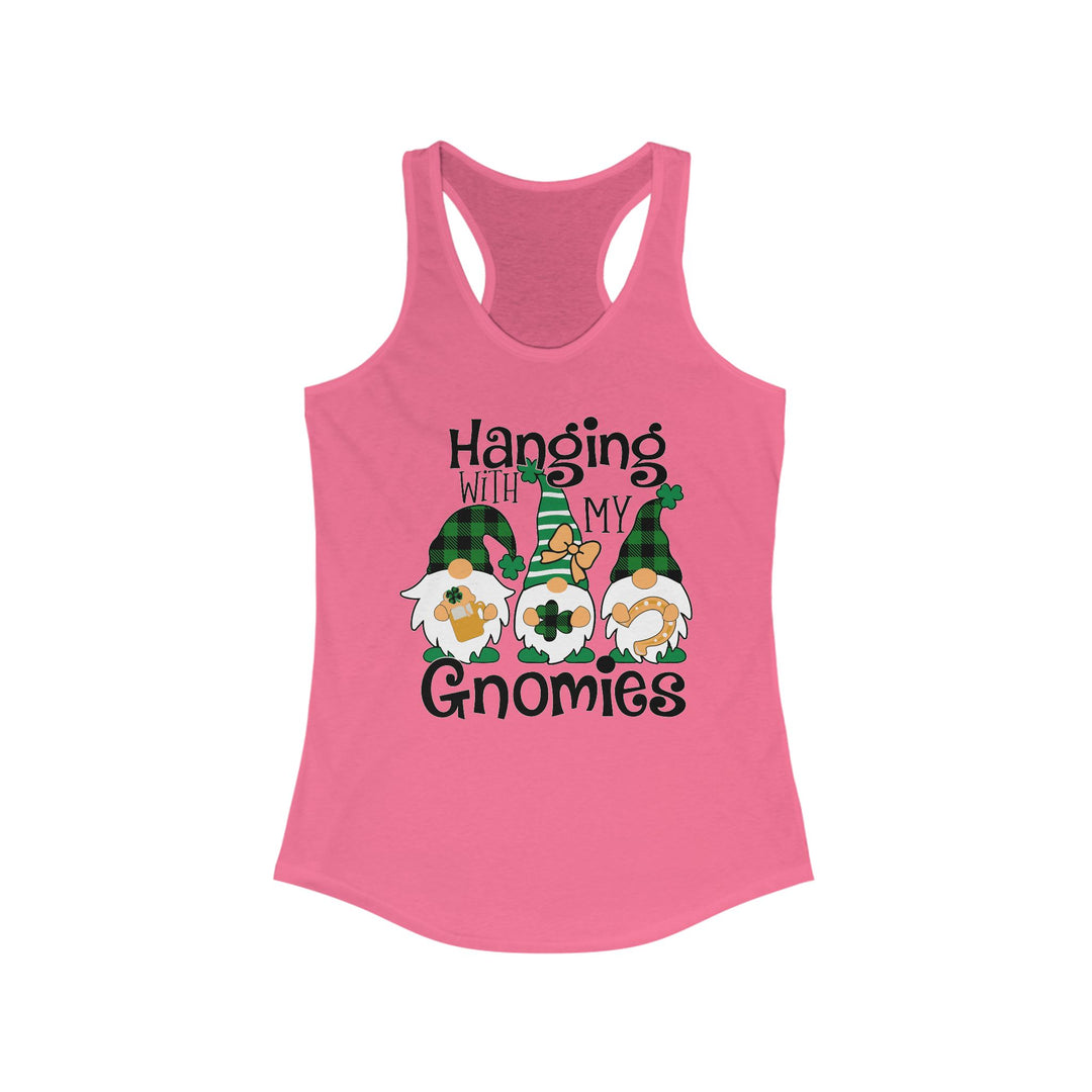 St. Patricks Day Gnomes - Women's Ideal Racerback Tank