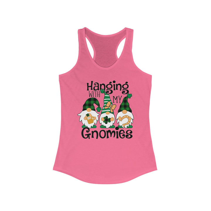 St. Patricks Day Gnomes - Women's Ideal Racerback Tank