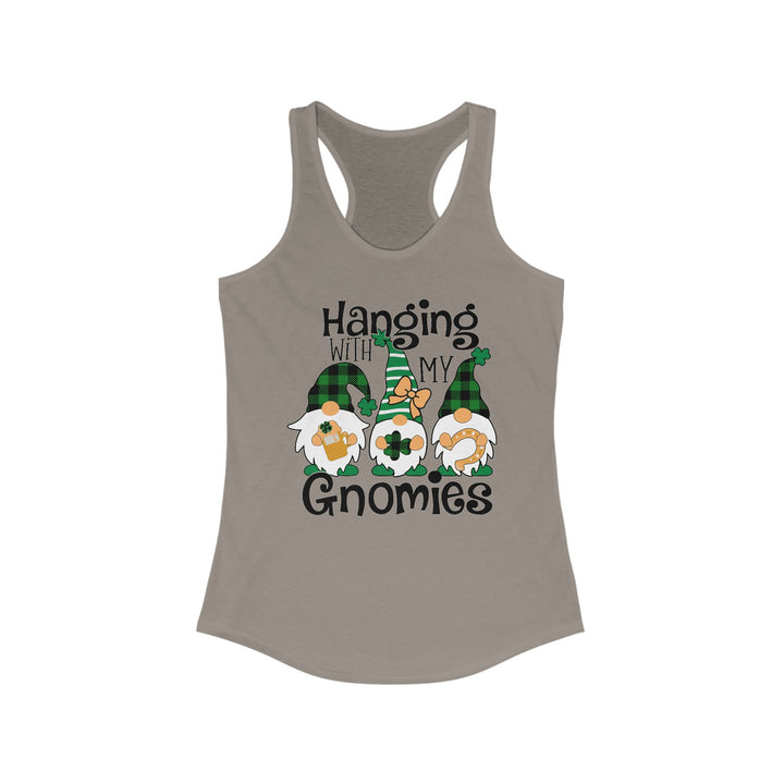 St. Patricks Day Gnomes - Women's Ideal Racerback Tank