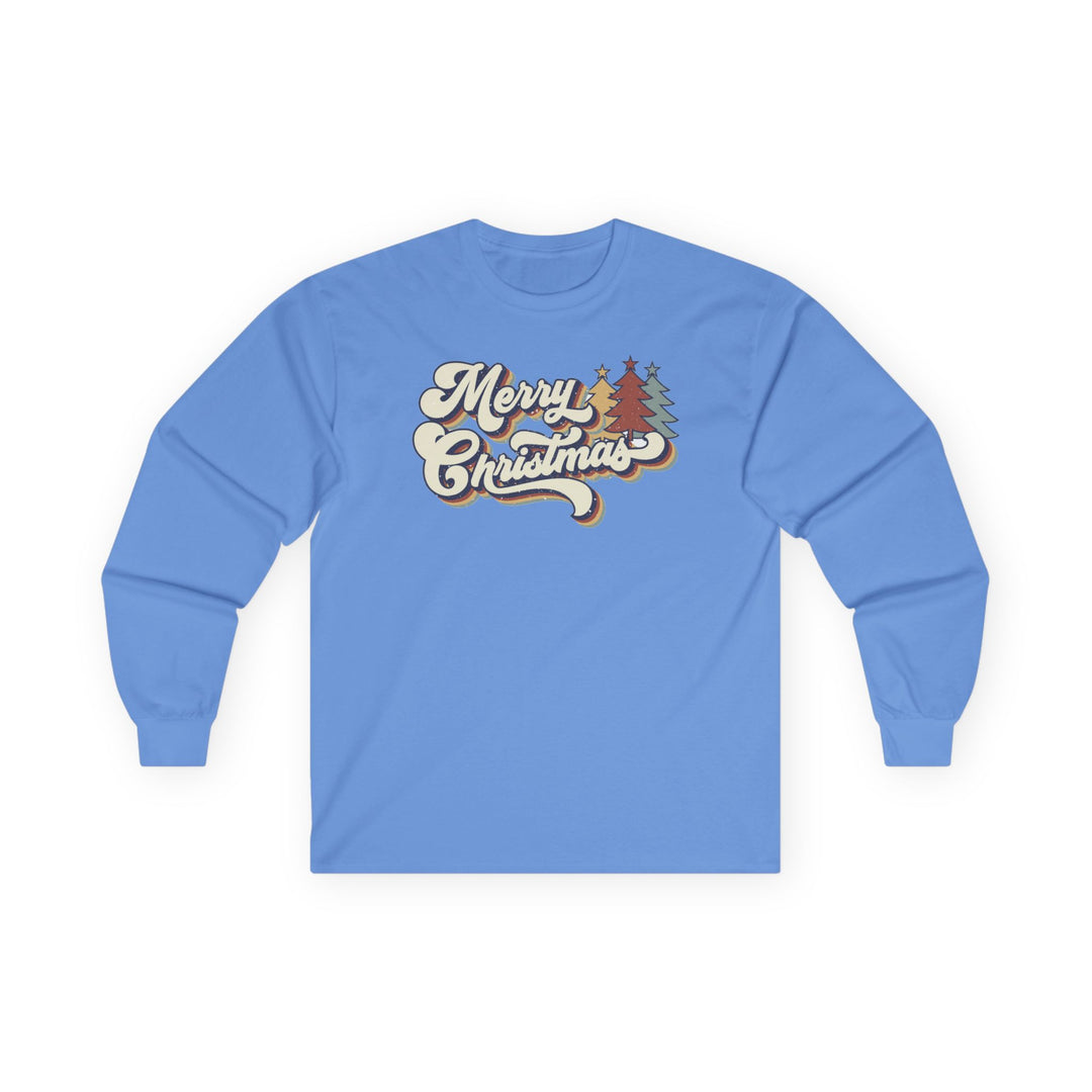 Retro Merry Christmas - Unisex Ultra Cotton Long Sleeve Tee