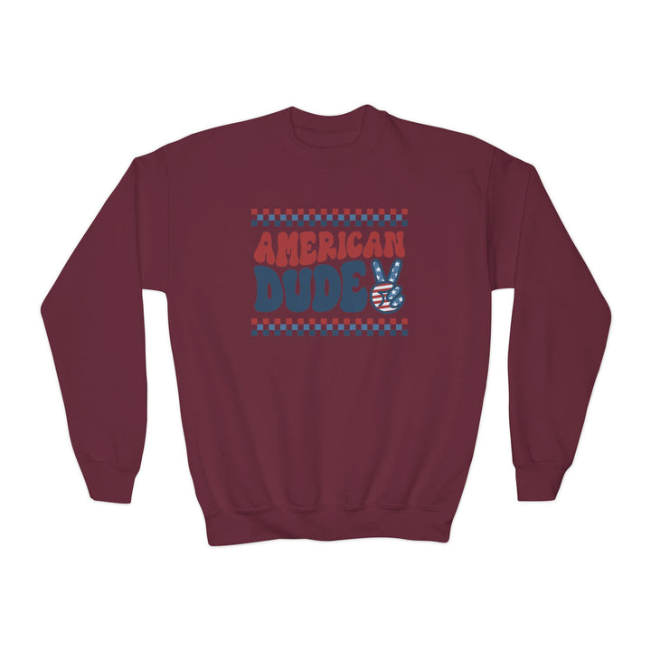 American Dude - Youth Crewneck Sweatshirt