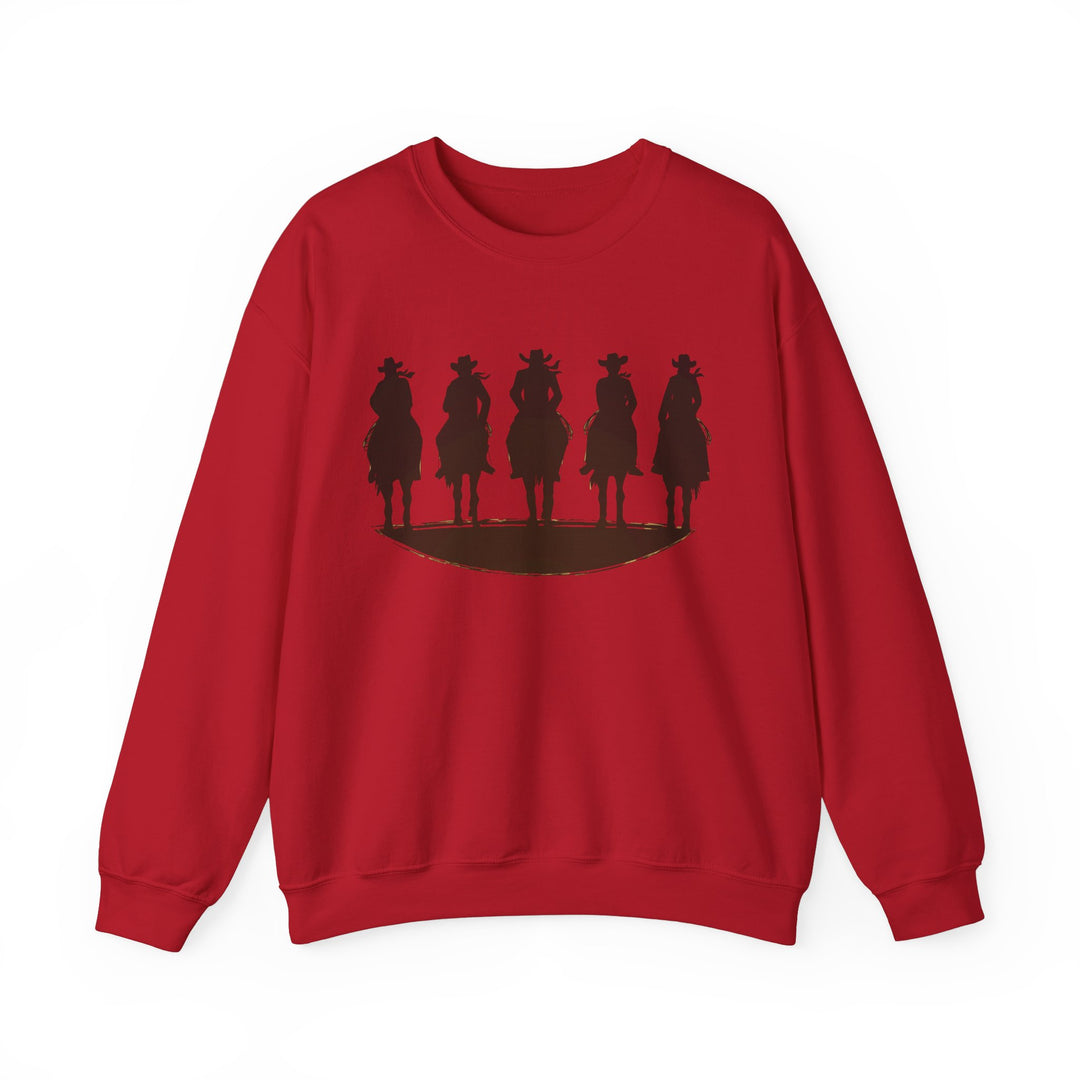 Cowboy Silhouette - Unisex Heavy Blend™ Crewneck Sweatshirt