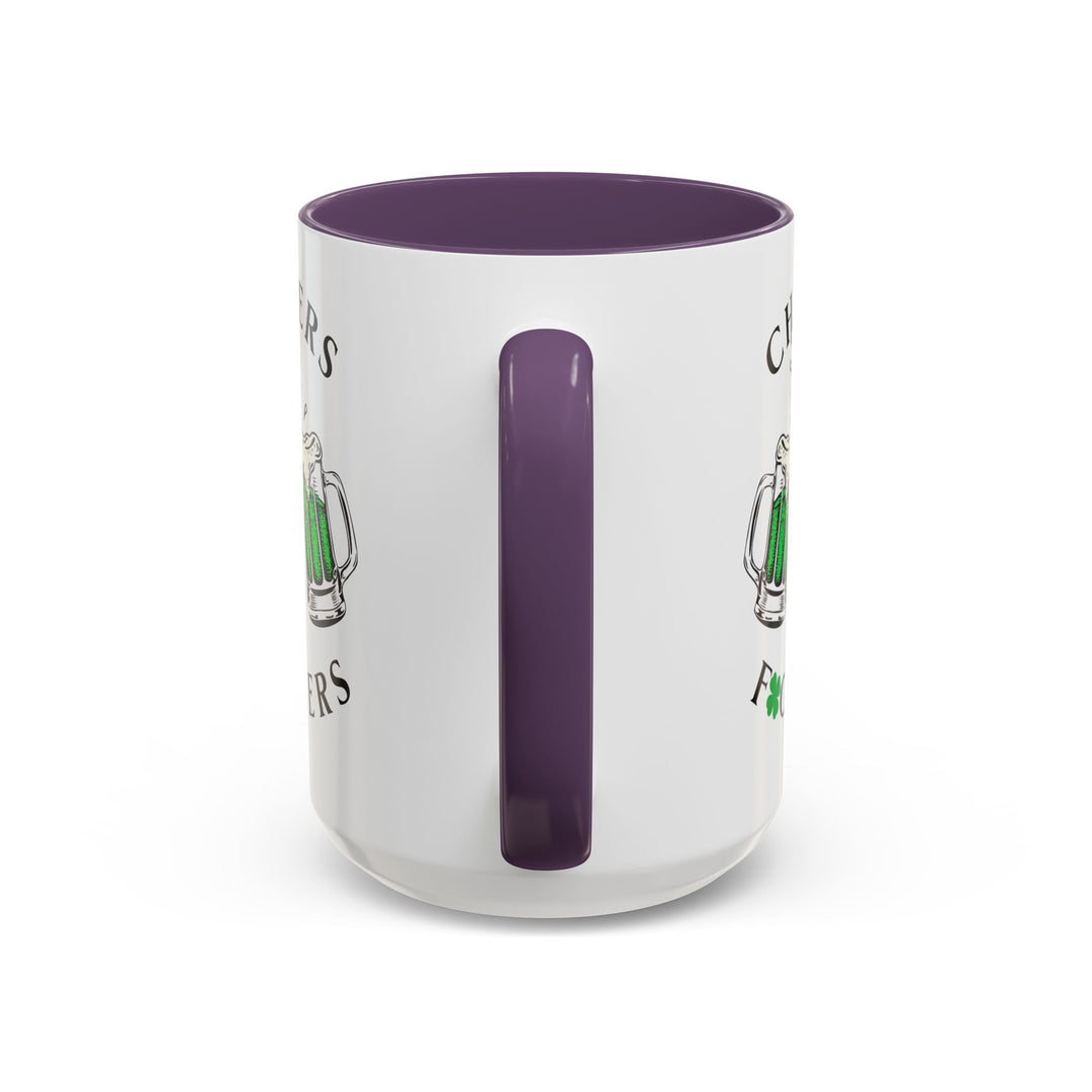 Cheers F*ckers - Accent Coffee Mug (11, 15oz)