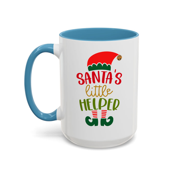 Santa's Little Helper - Accent Coffee Mug (11, 15oz)