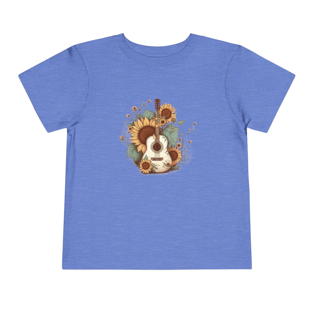 Sunflower Guitar - Toddler Short Sleeve Tee