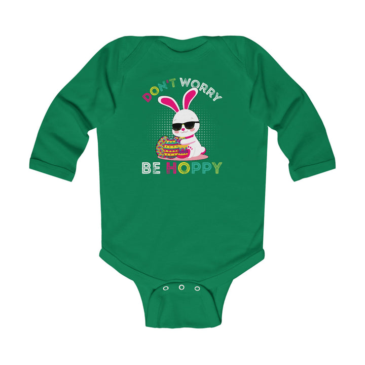 Don't Worry Be Hoppy - Infant Long Sleeve Bodysuit