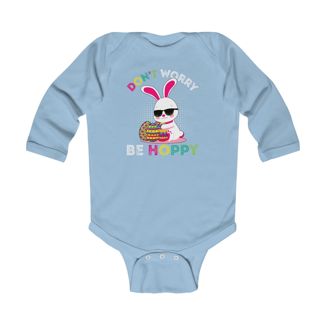 Don't Worry Be Hoppy - Infant Long Sleeve Bodysuit