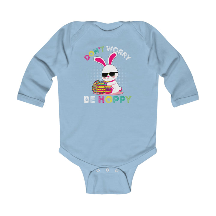 Don't Worry Be Hoppy - Infant Long Sleeve Bodysuit