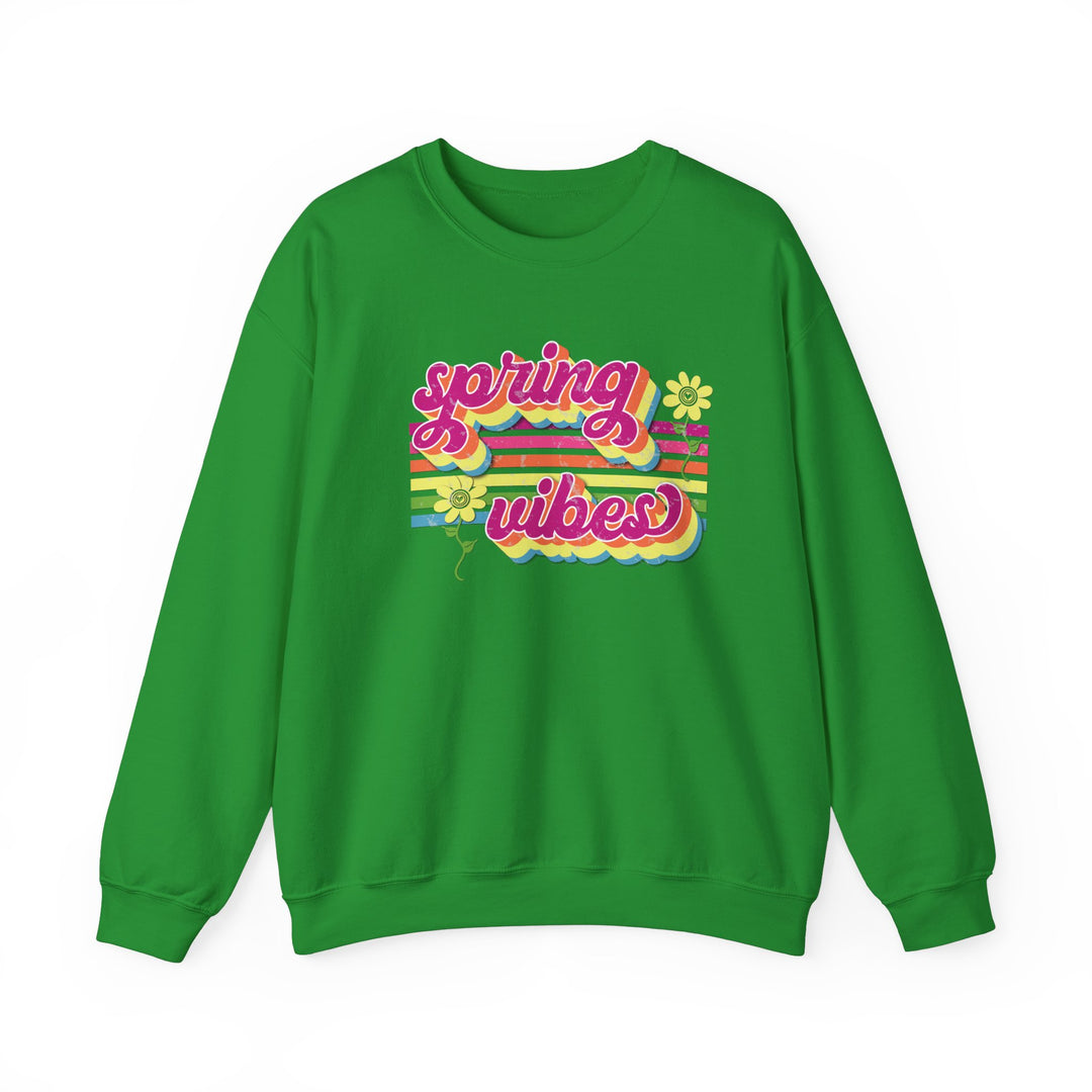 Spring Vibes Retro - Unisex Heavy Blend™ Crewneck Sweatshirt