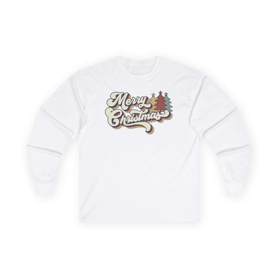Retro Merry Christmas - Unisex Ultra Cotton Long Sleeve Tee