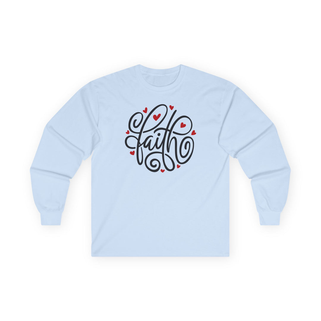 Faith Hearts - Unisex Ultra Cotton Long Sleeve Tee
