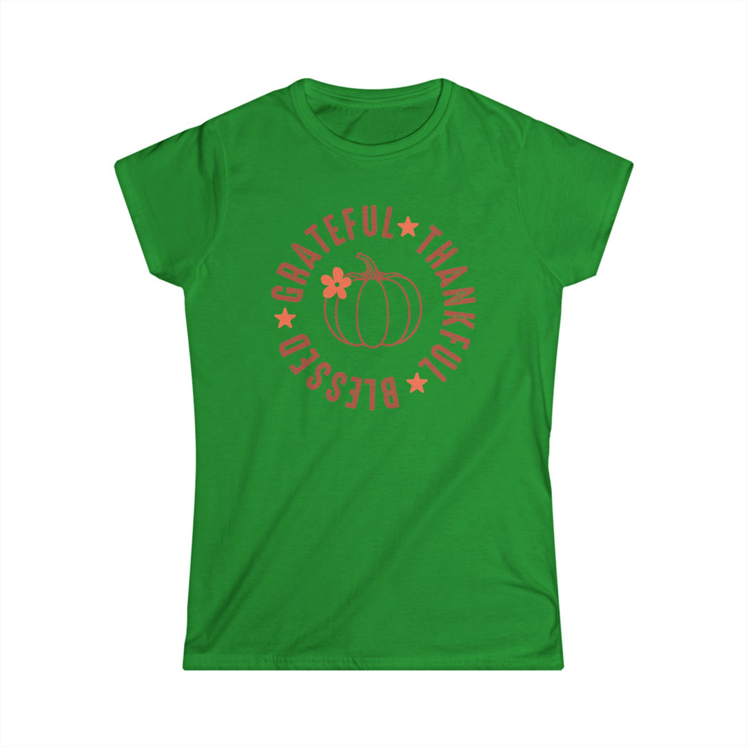 Grateful Thankful Blessed - Women's Softstyle Tee