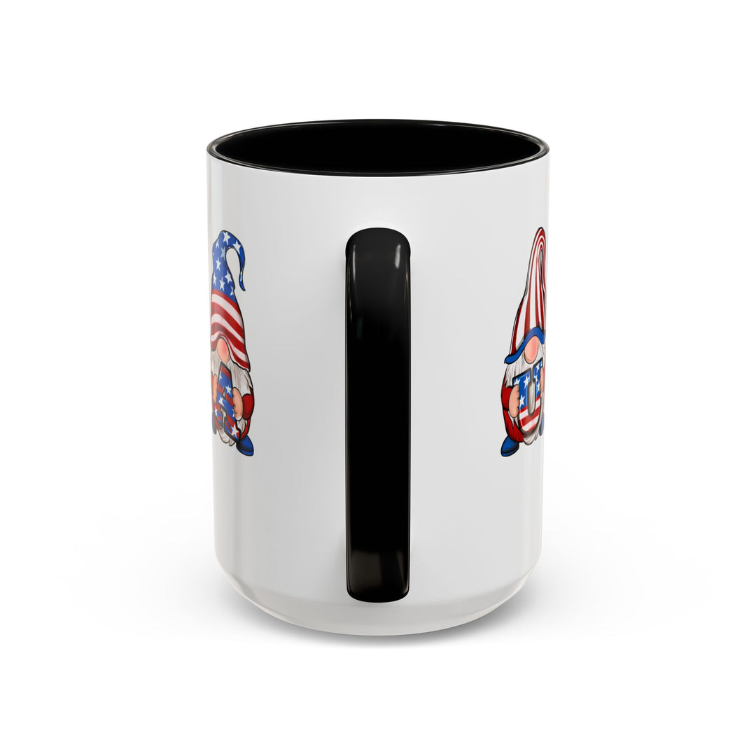 4th Of July Gnomes - Accent Coffee Mug (11, 15oz)