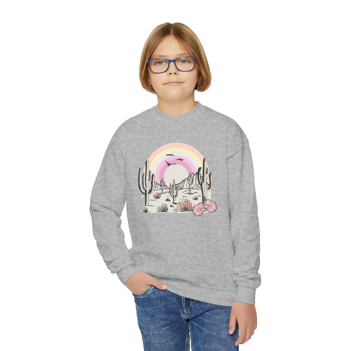 Desert Rainbow - Youth Crewneck Sweatshirt