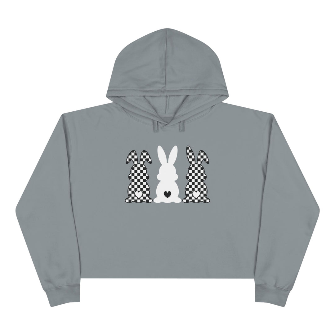 Heart Bunny - Crop Hoodie