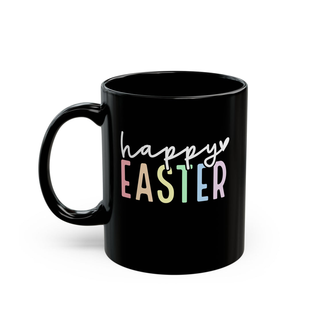 Pastel Happy Easter - Black Mug (11oz, 15oz)