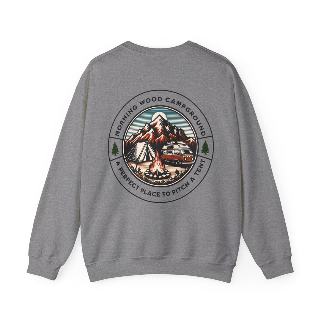 Morning Wood Campground - Unisex Heavy Blend™ Crewneck Sweatshirt