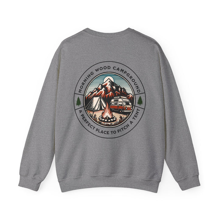Morning Wood Campground - Unisex Heavy Blend™ Crewneck Sweatshirt