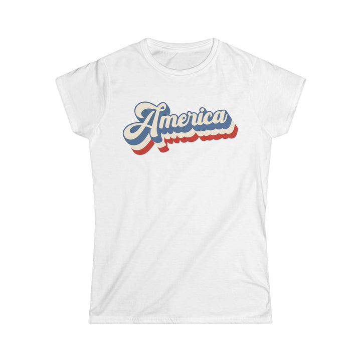 Retro America - Women's Softstyle Tee