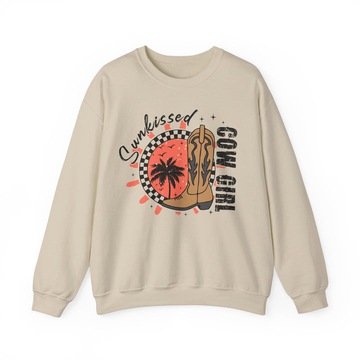 Sunkissed Cowgirl - Unisex Heavy Blend™ Crewneck Sweatshirt