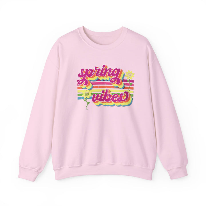 Spring Vibes Retro - Unisex Heavy Blend™ Crewneck Sweatshirt