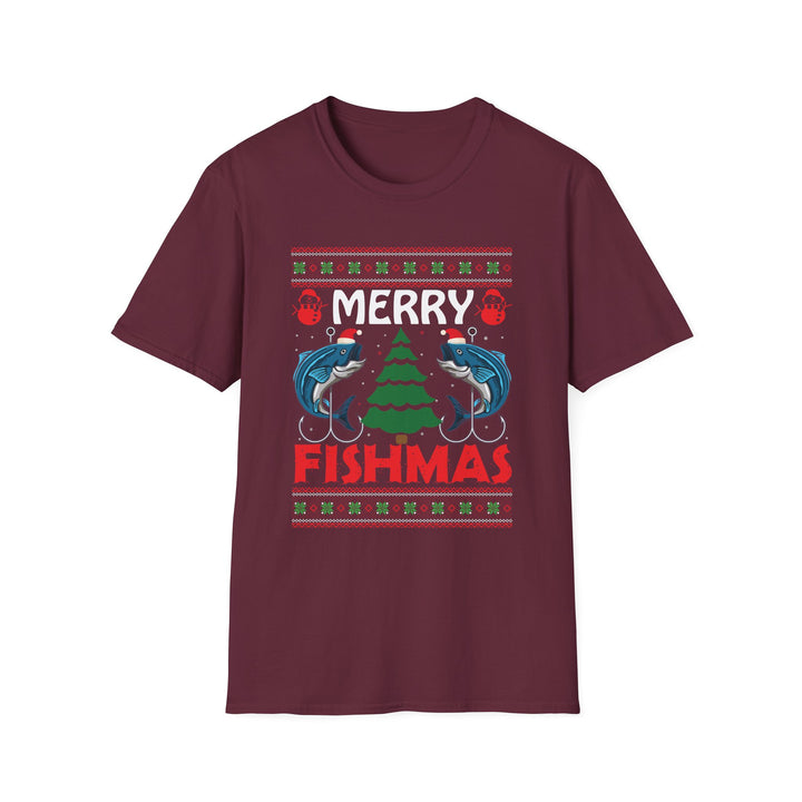 Merry Fishmas - Unisex Softstyle T-Shirt