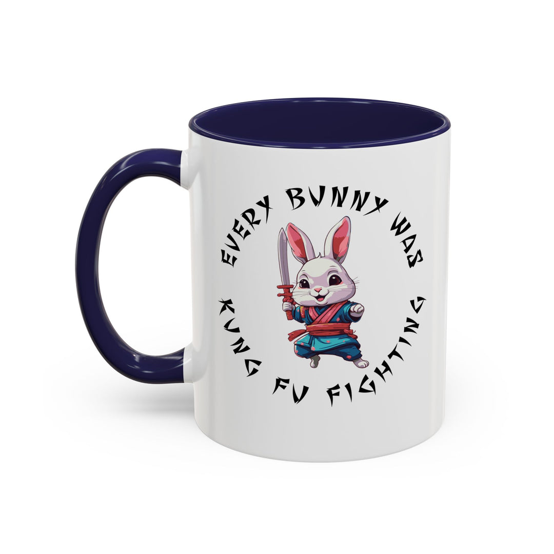 Kung Fu Fighting - Accent Coffee Mug (11, 15oz)