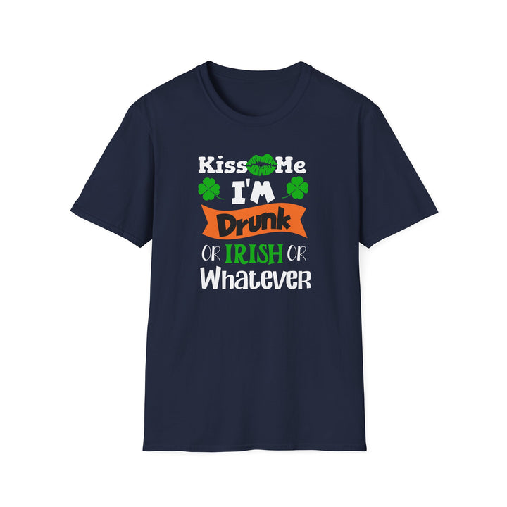 Kiss Me I'm Drunk - Unisex Softstyle T-Shirt