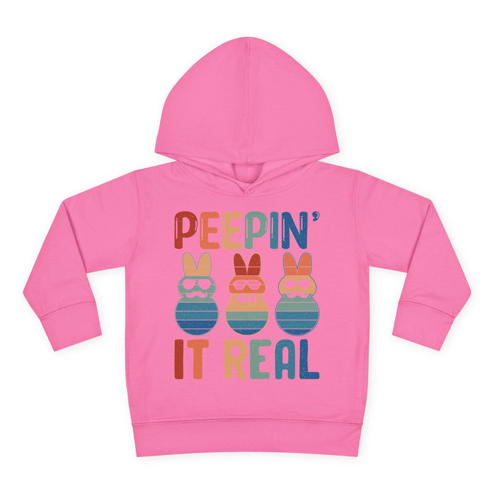 Peepin It Real - Toddler Pullover Fleece Hoodie