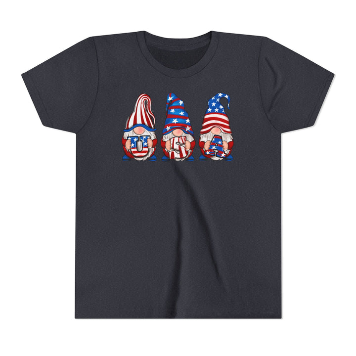 4th Of July Gnomes - Youth Short Sleeve Tee